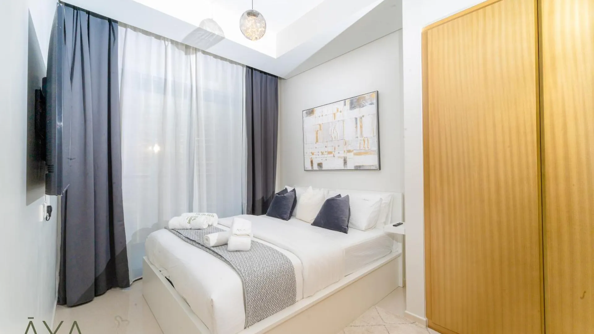 Apartment Elegant 2Br - 10 Min To Dubai Mall & Burj Khalifa At Aykon City