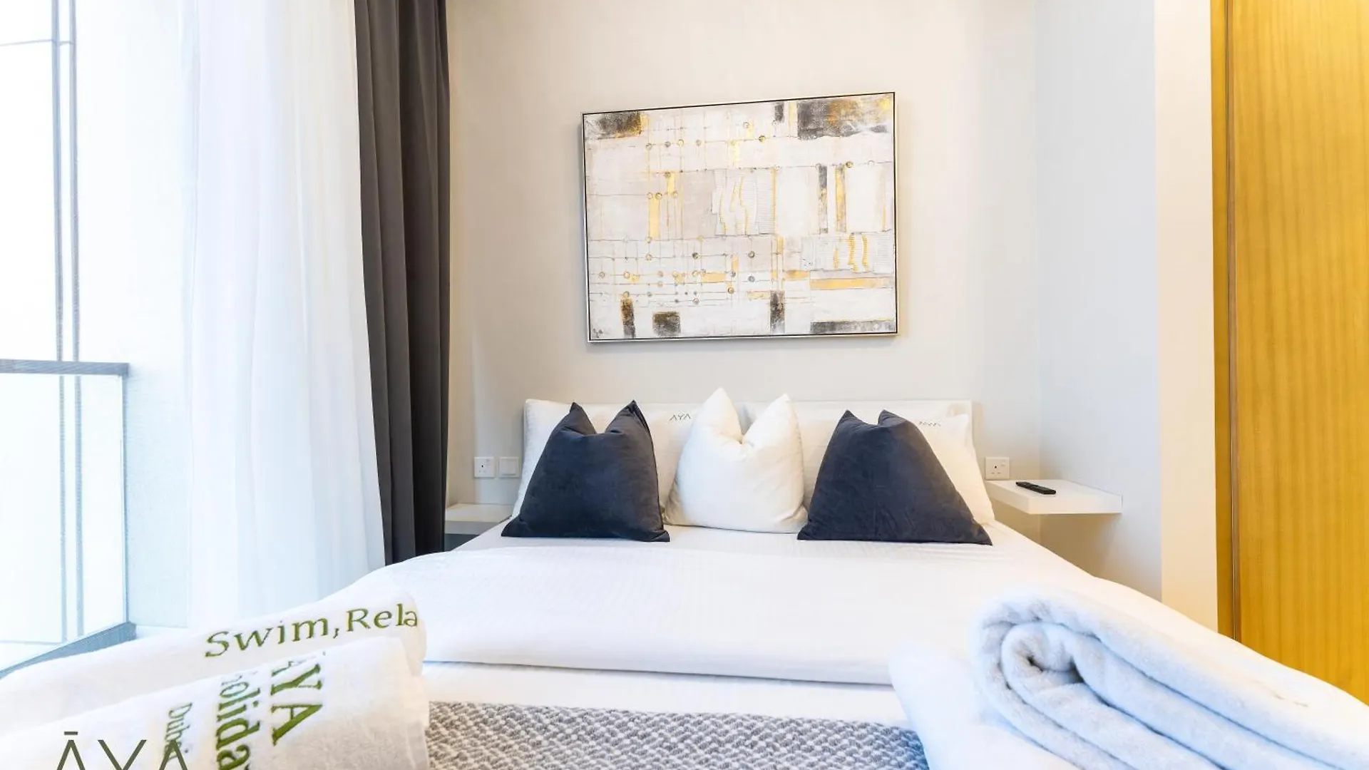 Elegant 2Br - 10 Min To Dubai Mall & Burj Khalifa At Aykon City Apartment