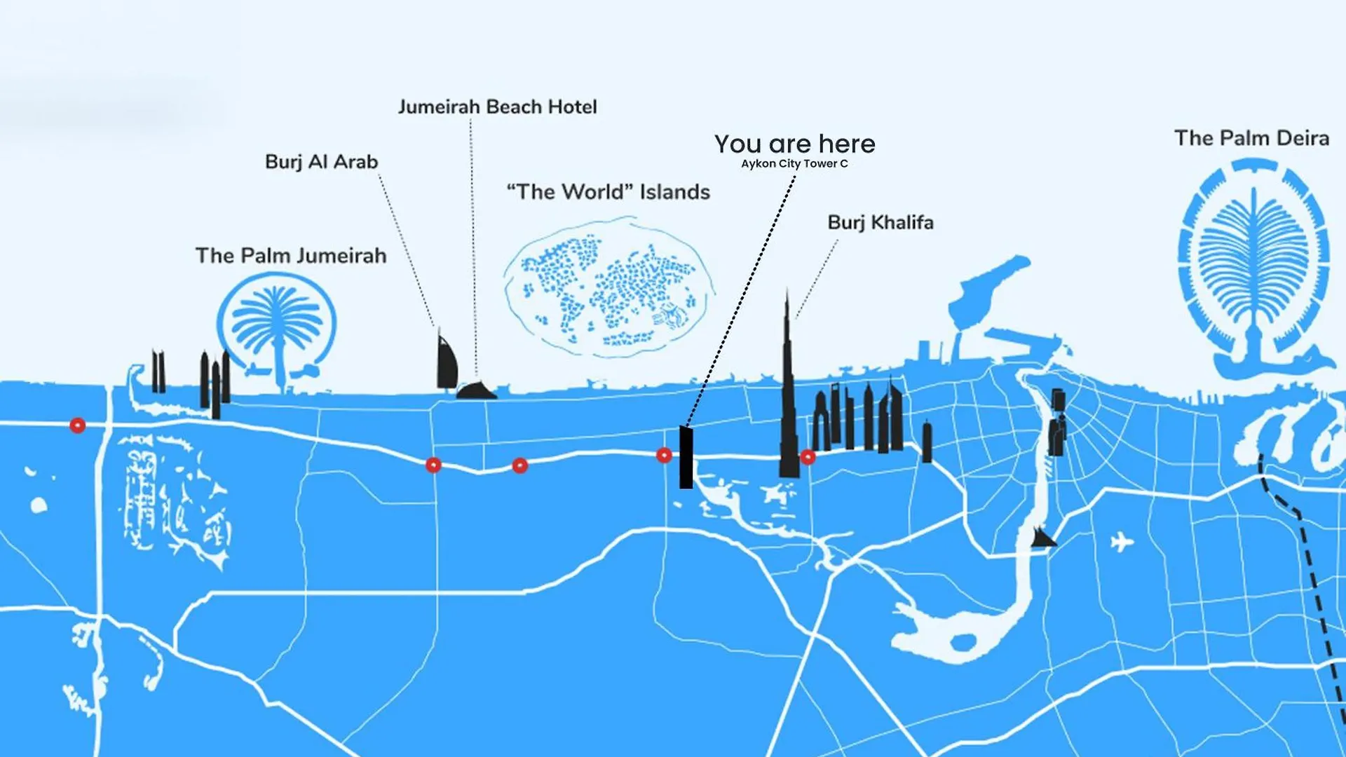 Elegant 2Br - 10 Min To Dubai Mall & Burj Khalifa At Aykon City Apartment