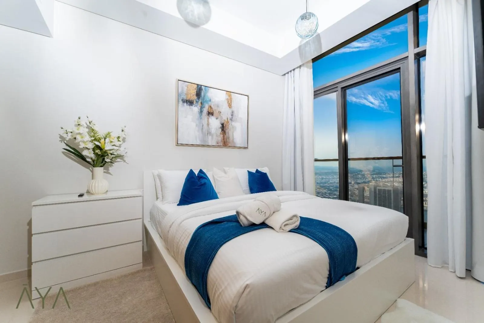 Elegant 2Br - 10 Min To Dubai Mall & Burj Khalifa At Aykon City