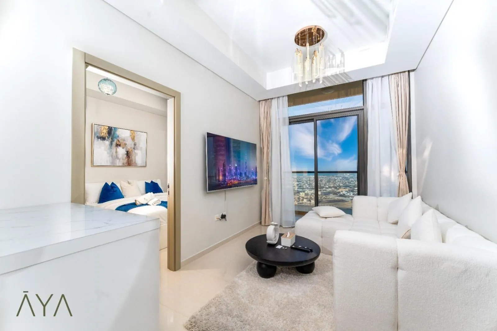 Elegant 2Br - 10 Min To Dubai Mall & Burj Khalifa At Aykon City 0*,